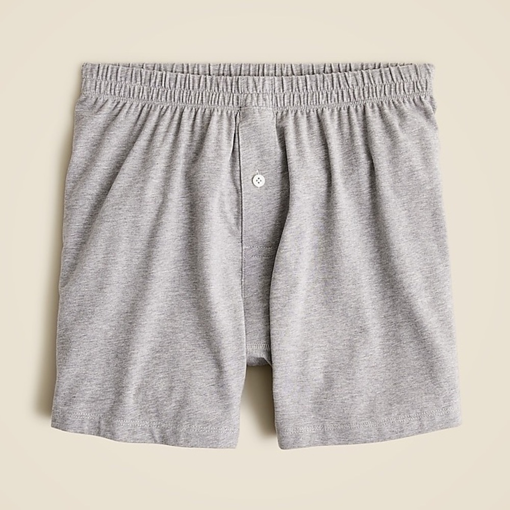 J Crew Mens Stretch knit boxers BS500 Grey Small underwear
